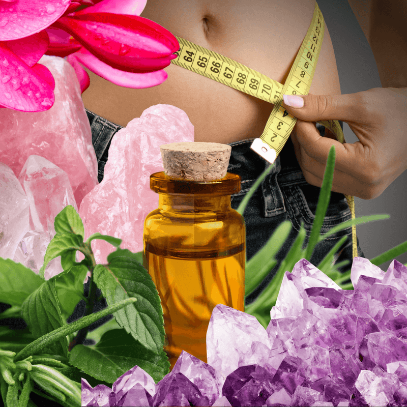 How To Pair Chakra Essential Oils and Crystals for Weight Loss Support - Dorian Lynn