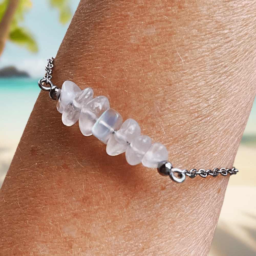 Inward Journey Moonstone Bracelet - Dorian Lynn